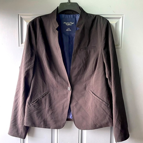 American Eagle Black Blazer sz L NWT - Picture 1 of 2